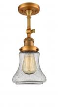 Innovations Lighting 201F-BB-G194 - Bellmont - 1 Light - 6 inch - Brushed Brass - Semi-Flush Mount