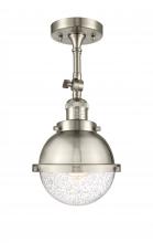 Innovations Lighting 201F-SN-HFS-64-SN - Hampden - 1 Light - 7 inch - Brushed Satin Nickel - Semi-Flush Mount