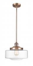 Innovations Lighting 201S-AC-G692-12 - Bridgeton - 1 Light - 12 inch - Antique Copper - Stem Hung - Mini Pendant