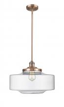 Innovations Lighting 201S-AC-G692-16 - Bridgeton - 1 Light - 12 inch - Antique Copper - Stem Hung - Mini Pendant