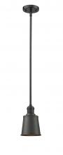 Innovations Lighting 201S-OB-M9-OB - Addison - 1 Light - 5 inch - Oil Rubbed Bronze - Stem Hung - Mini Pendant