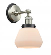 Innovations Lighting 203SN-BPBK-HRBK-G171 - Fulton - 1 Light - 7 inch - Brushed Satin Nickel - Sconce