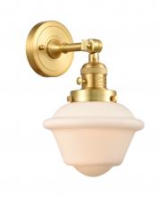 Innovations Lighting 203SW-SG-G531 - Oxford - 1 Light - 8 inch - Satin Gold - Sconce