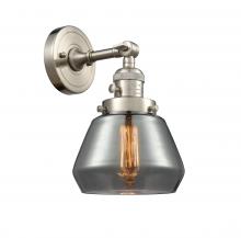 Innovations Lighting 203SW-SN-G173-LED - Fulton - 1 Light - 7 inch - Brushed Satin Nickel - Sconce