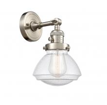 Innovations Lighting 203SW-SN-G324 - Olean - 1 Light - 7 inch - Brushed Satin Nickel - Sconce