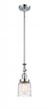 Innovations Lighting 206-PC-G513 - Bell - 1 Light - 5 inch - Polished Chrome - Stem Hung - Mini Pendant