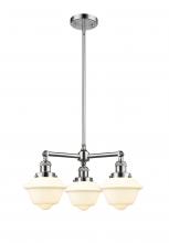 Innovations Lighting 207-PC-G531 - Oxford - 3 Light - 20 inch - Polished Chrome - Stem Hung - Chandelier