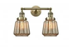 Innovations Lighting 208-AB-G146 - Chatham - 2 Light - 16 inch - Antique Brass - Bath Vanity Light