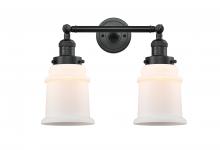 Innovations Lighting 208-BK-G181-LED - Canton - 2 Light - 17 inch - Matte Black - Bath Vanity Light