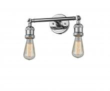 Innovations Lighting 208-PC - Bare Bulb - 2 Light - 11 inch - Polished Chrome - Bath Vanity Light