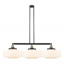 Innovations Lighting 213-BAB-G691-16 - Bridgeton - 3 Light - 50 inch - Black Antique Brass - Stem Hung - Island Light