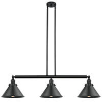 Innovations Lighting 213-BK-M10-BK - Briarcliff - 3 Light - 43 inch - Matte Black - Stem Hung - Island Light