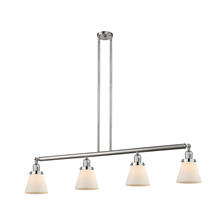 Innovations Lighting 214-SN-G61 - Cone - 4 Light - 51 inch - Brushed Satin Nickel - Stem Hung - Island Light