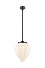 Innovations Lighting 221-1S-BK-G661-12 - Beacon - 1 Light - 16 inch - Matte Black - Cord hung - Pendant