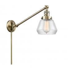 Innovations Lighting 237-AB-G172 - Fulton - 1 Light - 8 inch - Antique Brass - Swing Arm