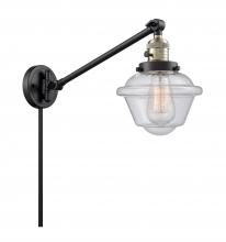 Innovations Lighting 237-BAB-G534-LED - Oxford - 1 Light - 8 inch - Black Antique Brass - Swing Arm