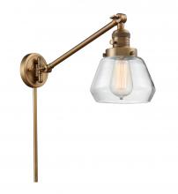 Innovations Lighting 237-BB-G172-LED - Fulton - 1 Light - 8 inch - Brushed Brass - Swing Arm