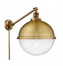 Innovations Lighting 237-BB-HFS-124-BB - Hampden - 1 Light - 13 inch - Brushed Brass - Swing Arm