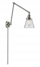 Innovations Lighting 238-SN-G62 - Cone - 1 Light - 8 inch - Brushed Satin Nickel - Swing Arm