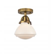 Innovations Lighting 288-1C-BB-G321 - Olean - 1 Light - 7 inch - Brushed Brass - Semi-Flush Mount