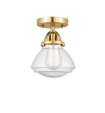 Innovations Lighting 288-1C-SG-G324 - Olean - 1 Light - 7 inch - Satin Gold - Semi-Flush Mount