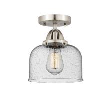 Innovations Lighting 288-1C-SN-G74-LED - Bell - 1 Light - 8 inch - Brushed Satin Nickel - Semi-Flush Mount