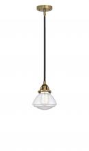 Innovations Lighting 288-1S-BAB-G322 - Olean - 1 Light - 7 inch - Black Antique Brass - Cord hung - Mini Pendant