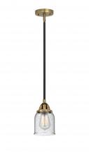 Innovations Lighting 288-1S-BAB-G54 - Bell - 1 Light - 5 inch - Black Antique Brass - Cord hung - Mini Pendant