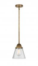 Innovations Lighting 288-1S-BB-G64 - Cone - 1 Light - 6 inch - Brushed Brass - Cord hung - Mini Pendant