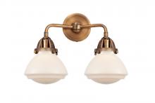 Innovations Lighting 288-2W-AC-G321-LED - Olean - 2 Light - 15 inch - Antique Copper - Bath Vanity Light