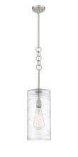 Innovations Lighting 380-1S-SN-G381-8CL-BB-95-LED - Wexford - 1 Light - 8 inch - Brushed Satin Nickel - Cord hung - Mini Pendant