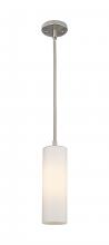 Innovations Lighting 434-1S-SN-G434-12WH - Crown Point - 1 Light - 5 inch - Satin Nickel - Pendant