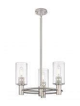 Innovations Lighting 434-3CR-SN-G434-7SDY - Crown Point - 3 Light - 18 inch - Satin Nickel - Pendant