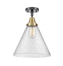 Innovations Lighting 447-1C-BAB-G44-L - Cone - 1 Light - 12 inch - Black Antique Brass - Flush Mount