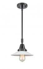 Innovations Lighting 447-1S-BK-G1 - Halophane - 1 Light - 9 inch - Matte Black - Mini Pendant