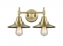 Innovations Lighting 447-2W-AB-M4-AB - Railroad - 2 Light - 17 inch - Antique Brass - Bath Vanity Light