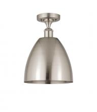 Innovations Lighting 516-1C-SN-MBD-9-SN - Bristol - 1 Light - 9 inch - Brushed Satin Nickel - Semi-Flush Mount