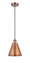 Innovations Lighting 516-1P-AC-MBC-8-AC - Berkshire - 1 Light - 8 inch - Antique Copper - Cord hung - Mini Pendant