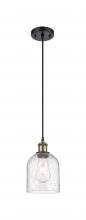 Innovations Lighting 516-1P-BAB-G558-6SDY - Bella - 1 Light - 6 inch - Black Antique Brass - Cord hung - Mini Pendant