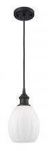 Innovations Lighting 516-1P-BK-G81 - Eaton - 1 Light - 6 inch - Matte Black - Cord hung - Mini Pendant