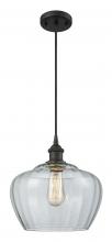 Innovations Lighting 516-1P-OB-G92-L - Fenton - 1 Light - 11 inch - Oil Rubbed Bronze - Cord hung - Mini Pendant