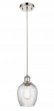 Innovations Lighting 516-1P-PN-G292 - Salina - 1 Light - 6 inch - Polished Nickel - Cord hung - Mini Pendant