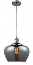 Innovations Lighting 516-1P-SN-G93-L - Fenton - 1 Light - 11 inch - Brushed Satin Nickel - Cord hung - Mini Pendant