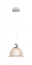 Innovations Lighting 516-1P-WPC-G422 - Arietta - 1 Light - 8 inch - White Polished Chrome - Cord hung - Mini Pendant