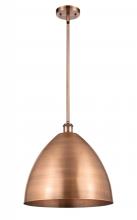 Innovations Lighting 516-1S-AC-MBD-16-AC - Bristol - 1 Light - 16 inch - Antique Copper - Pendant