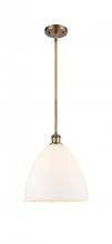 Innovations Lighting 516-1S-BB-GBD-121 - Bristol - 1 Light - 12 inch - Brushed Brass - Mini Pendant