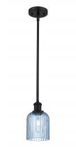 Innovations Lighting 516-1S-BK-G559-5BL - Bridal Veil - 1 Light - 5 inch - Matte Black - Mini Pendant