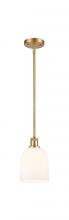 Innovations Lighting 516-1S-SG-G558-6GWH - Bella - 1 Light - 6 inch - Satin Gold - Mini Pendant