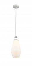 Innovations Lighting 516-1S-WPC-G651-7 - Cindyrella - 1 Light - 7 inch - White Polished Chrome - Mini Pendant