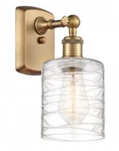 Innovations Lighting 516-1W-BB-G1113 - Cobbleskill - 1 Light - 5 inch - Brushed Brass - Sconce